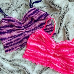 VS PINK Lace Bralette Set